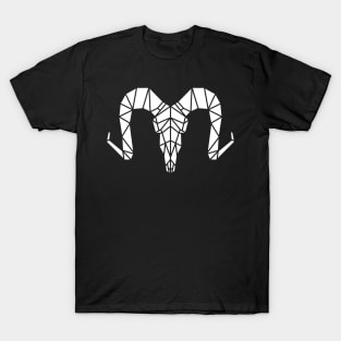 Goat Skull Geometric T-Shirt